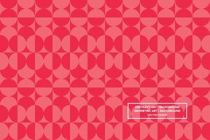 Geometric Pattern - Geometric Background - Abstract Background - Circles - Red - Use in Website Design, Packaging, Wall Art, Wallpaper, Poster, Banner, Profile, Brochure, Apparel, Textiles vector