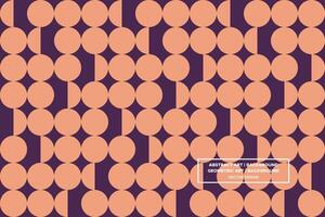 Geometric Pattern - Geometric Background - Abstract Background - Circles - Brown - Use in Website Design, Packaging, Wall Art, Wallpaper, Poster, Banner, Profile, Brochure, Apparel, Textiles vector