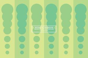 Geometric Pattern - Geometric Background - Abstract Background - Circles - Green - Use in Website Design, Packaging, Wall Art, Wallpaper, Poster, Banner, Profile, Brochure, Apparel, Textiles vector