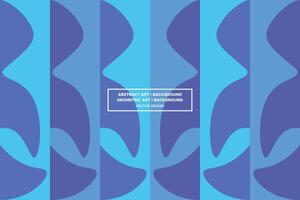 Geometric Pattern - Geometric Background - Abstract Background - Mixed Shapes - Blue - Use in Website Design, Packaging, Wall Art, Wallpaper, Poster, Banner, Profile, Brochure, Apparel, Textiles vector