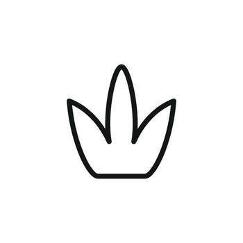 Grass icon concept vector