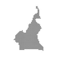 Cameroon map icon vector