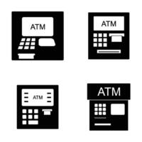 ATM machine icon vector