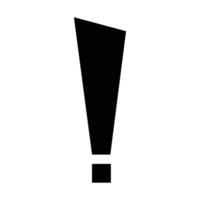 exclamation mark icon vector