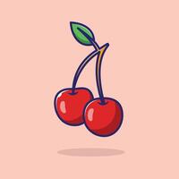 Fresh Fruit Graphic Illustration Grape Cherry vector