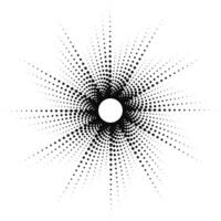 Abstract dots, spinning wheels on a white background. vector
