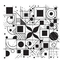 Sketchy Hand-Drawn Squares on Clean White Background, Variety of Shapes and Sizes vector