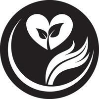 minimal and mordern logo illustration black and white vector