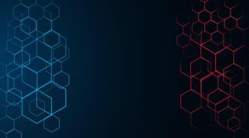echnolgy background blue and red suitable for background technology, tech data, big data, science, and chemistry. illustration vector