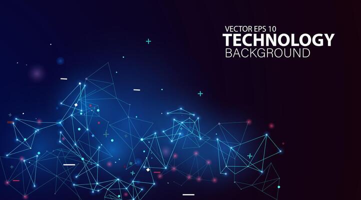 Abstract blue backgrounds for technology, digital technology, nanotech, modern tech, futuristic, and hi-tech. Illustration