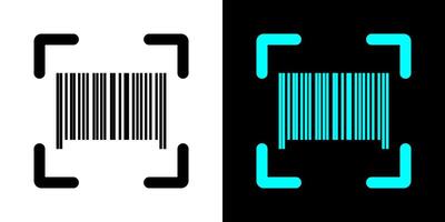 Barcode scan icon collection for web, ui, mobile apps. Barcode scanning sign symbol. vector