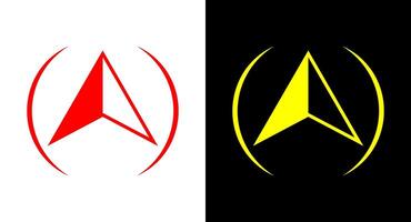 Basic North Arrow Mark icon for web, ui, mobile apps. Basic North Arrow Mark icon sign symbol. vector