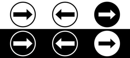 One Way Only direction sign symbol. Direction Arrow symbol. vector