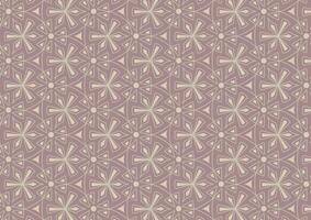 Modern style pattern pink flower background vector