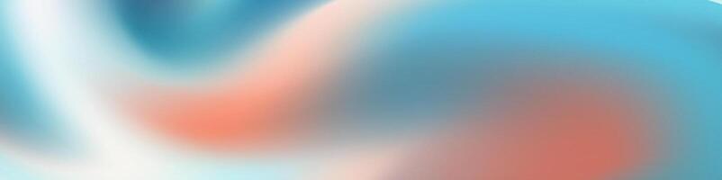 Elegant mesh blur banner boasts a rhythmic, undulating wave pattern with a premium orange blue palette vector