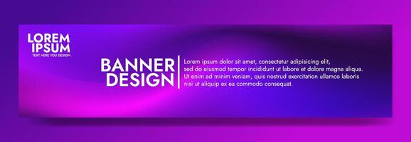 Elegant gradient infused mesh banner template highlights a dynamic, visually arresting wave composition vector