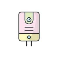 Water Heater icon design templates simple and modern concept vector