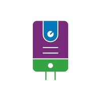 Water Heater icon design templates simple and modern concept vector