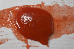 Tomato Ketchup Paste. Tomato Paste in White Background. photo