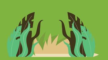 Seasonal abstract background with seasons elements for presentation illustration vector