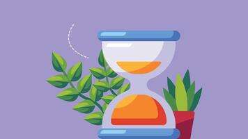 Time and task management delivery milestone abstract illustration vector