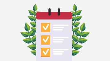 Time and task management delivery milestone abstract illustration vector