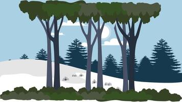 Seasonal abstract background with seasons elements for presentation illustration vector