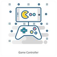 Game Controller and Game icon concept vector