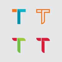 letter T logo image and font T design graphic vector