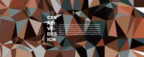 creative banner background with vibrant color composition vector