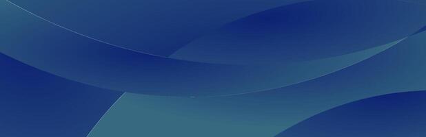 abstract halftone background made of curved lines in dark blue colors vector