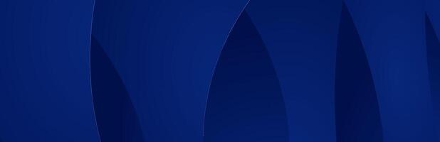 abstract halftone background made of curved lines in dark blue colors vector