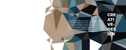 creative banner background with vibrant color composition vector