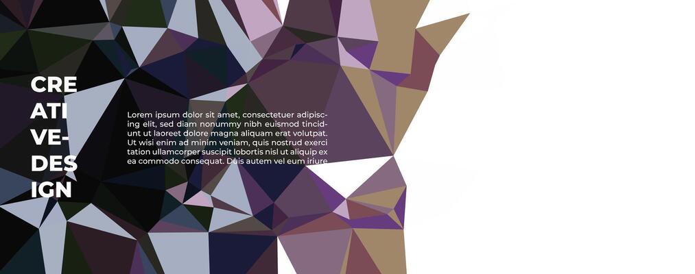 creative banner background with vibrant color composition