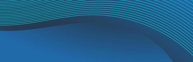 abstract halftone background made of curved lines in dark blue colors vector