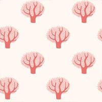 Sea shells seamless pattern. Trendy pattern of seashells for wrapping paper, wallpaper, stickers, notebook cover. vector