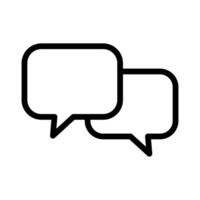 Chat icon. Talk bubble speech icon. Dialogue balloon icon. vector