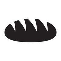 Bread icon, bread loaf icon. vector