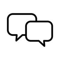 Chat icon. Talk bubble speech icon. Dialogue balloon icon. vector