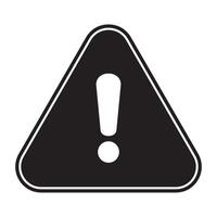Alert icon. Warning sign and symbol. Exclamation mark in triangle. vector