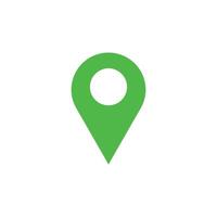 Location marker pin icon vector