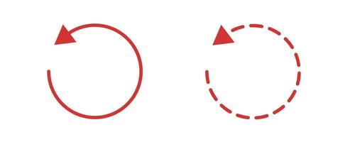 Repeat isolated icon refresh page line icon vector