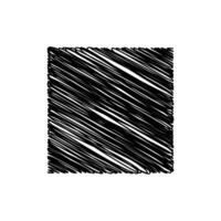 Scribble drawing square shape vector