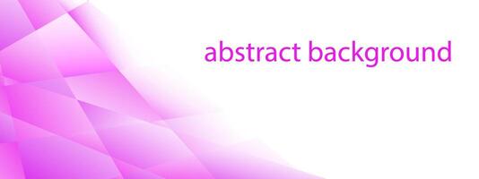 Polygon banner Lilac corner shapes with gradient on white background Modern template for your business presentations Wallpaper websites Geometric asymmetric illustration vector