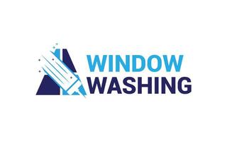 A window washing icon logo design vector