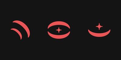 Y2K style elements. vector