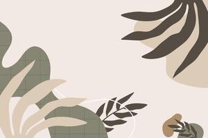 Boho shape abstract element background vector