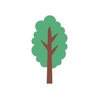 A tree icon on a white background vector