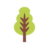 a tree icon on a white background vector