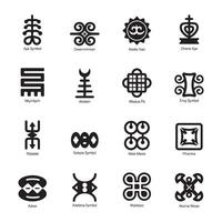 Ready to use solid icon of aya symbol vector